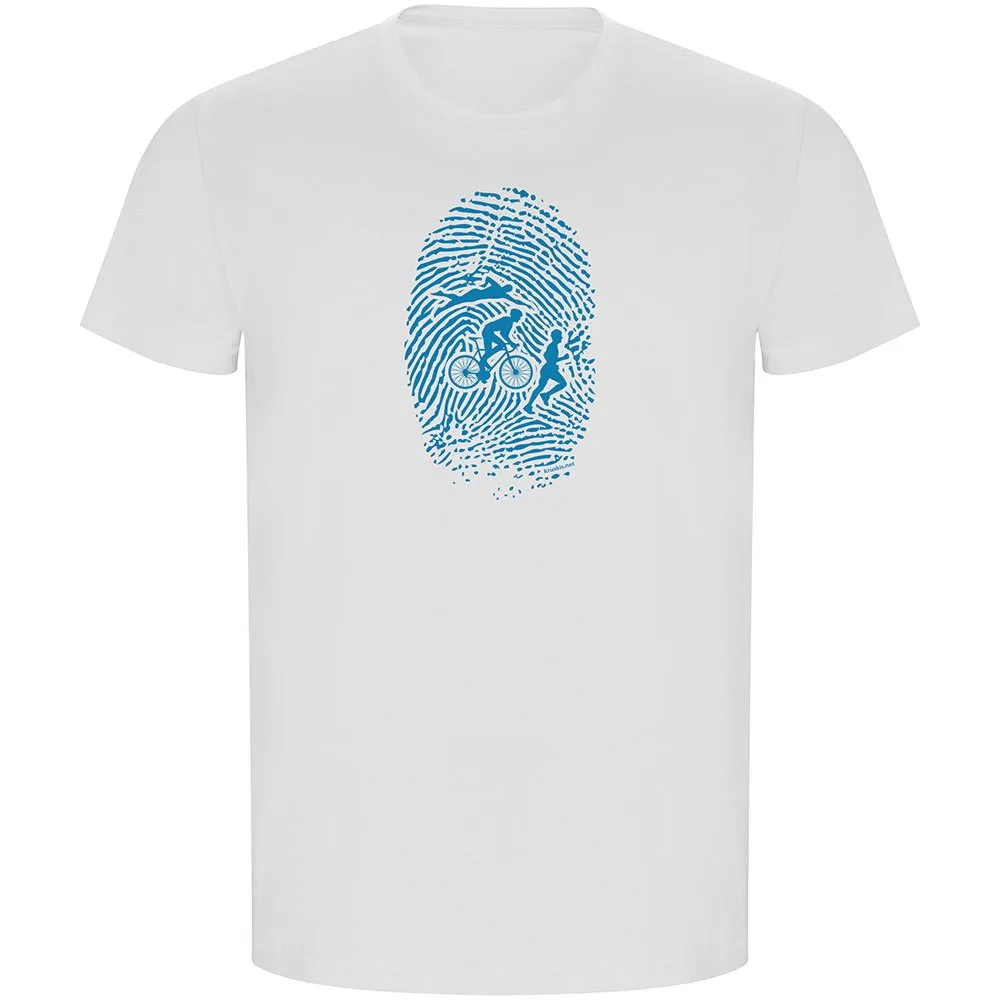 Kruskis Triathlon Fingerprint Eco Kortarmet T-skjorte male Kruskis Triathlon Fingerprint Eco Kortarmet T-skjorte male