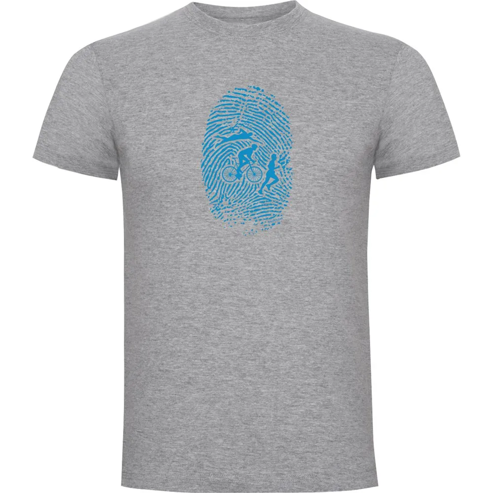 Kruskis Triathlon Fingerprint Kortarmet T-skjorte male