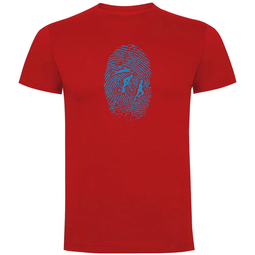 Kruskis Triathlon Fingerprint Kortarmet T-skjorte male Kruskis Triathlon Fingerprint Kortarmet T-skjorte male