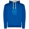 Royal blue / white