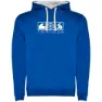 Royal blue / white