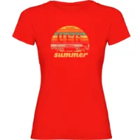 Kruskis Usa Summer Kortarmet T-skjorte Kruskis Usa Summer Kortarmet T-skjorte