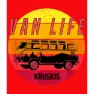 Kruskis Van Life Sunset Kortarmet T-skjorte