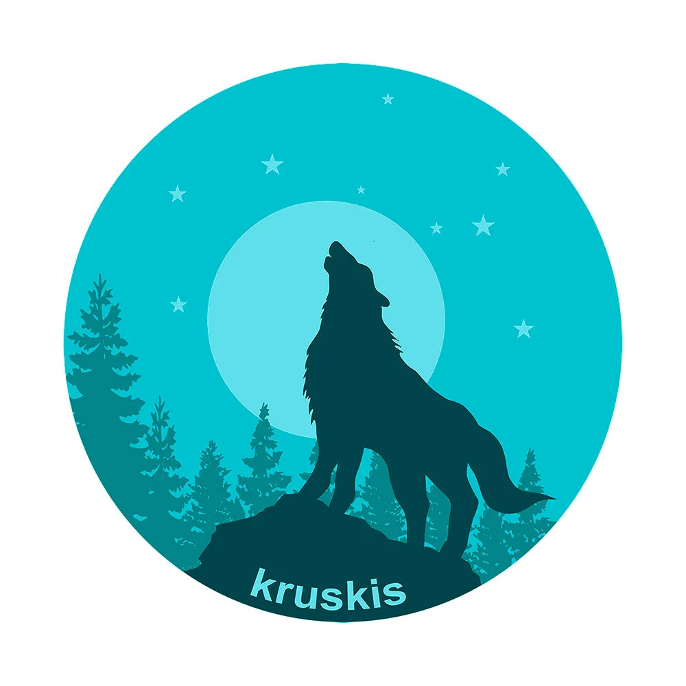 Kruskis Wolf Night Eco Kortarmet T-skjorte
