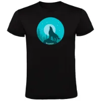 Kruskis Wolf Night Kortarmet T-skjorte Kruskis Wolf Night Kortarmet T-skjorte