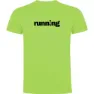 Kruskis Word Running Kortarmet T-skjorte male