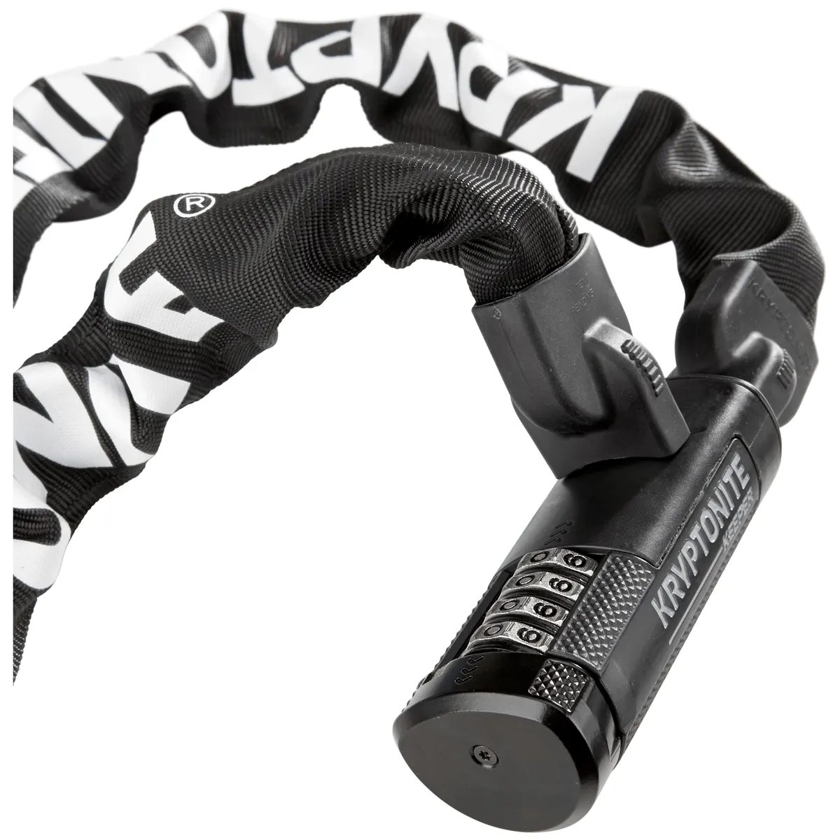 Kryptonite Keeper 712 Sykkellås, Black, 7 x 1200mm