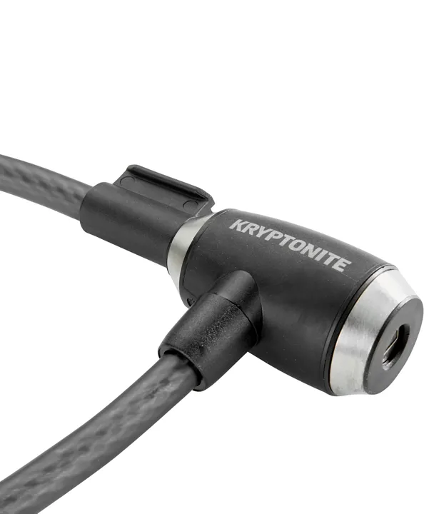 Kryptonite Kryptoflex 1518 Sykkellås, Black, 15 x 1800mm