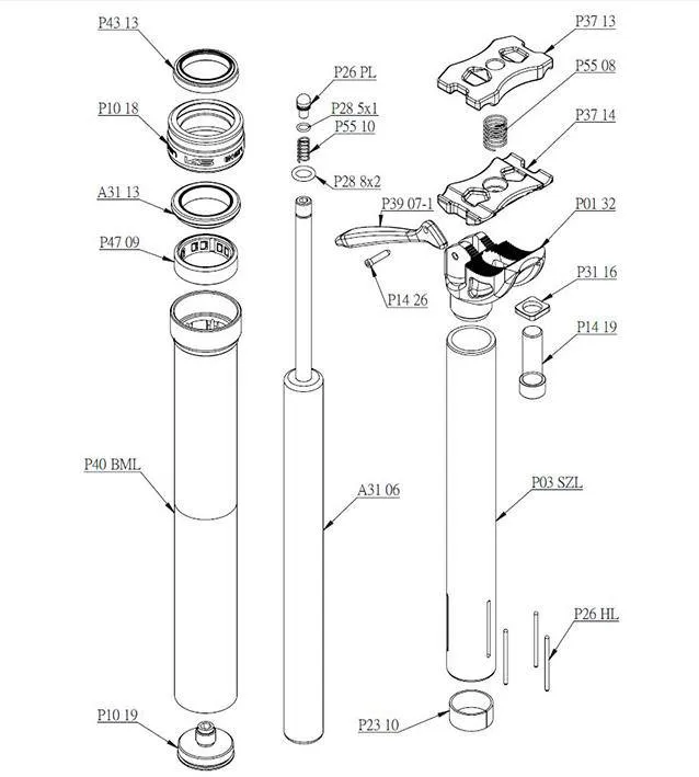 KS Suspension Kindshock E30 i Luftcartridge 150mm 2017 >