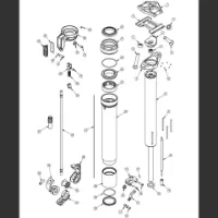 KS Suspension Kindshock LEV Ci Festetønne u/skrue Pos. 12