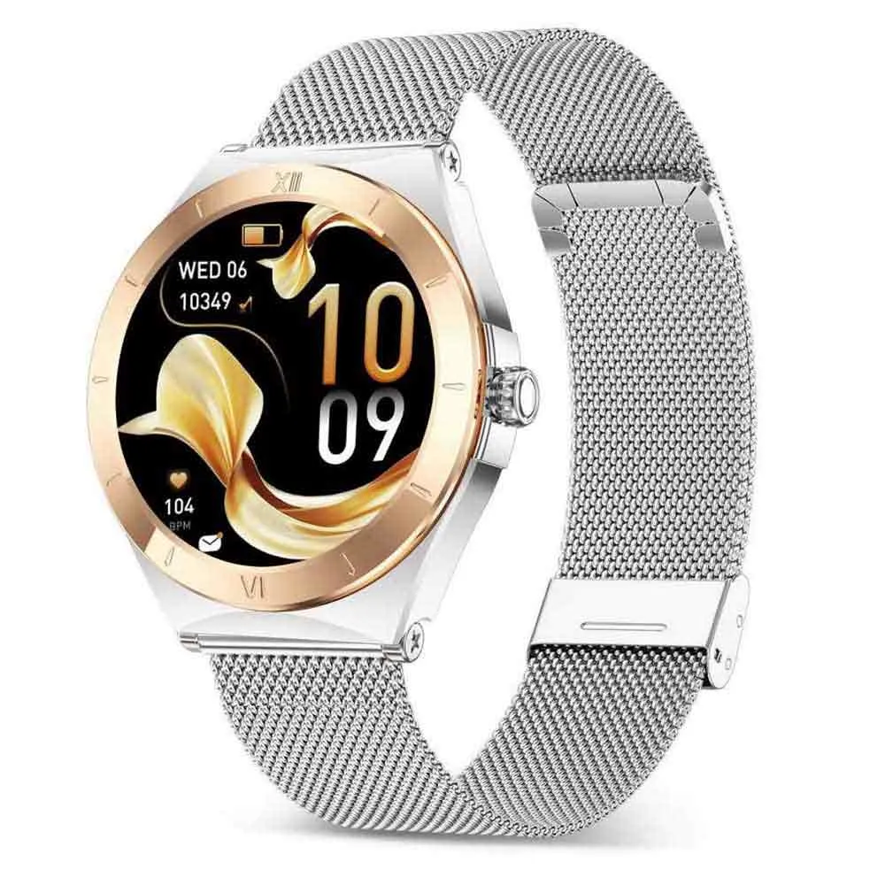 KSIX Lya Amoled Smartklokke, Silver