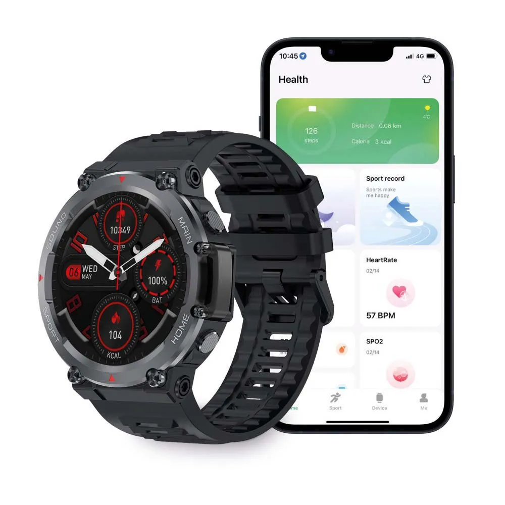 KSIX Oslo Smartklokke, Black KSIX Oslo Smartklokke, Black