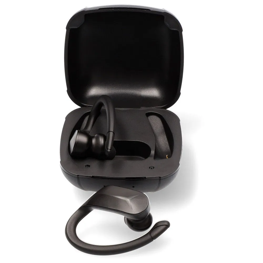 KSIX Sport Buds 2 Trådløse Sportshodetelefoner, Black, One Size KSIX Sport Buds 2 Trådløse Sportshodetelefoner, Black, One Size