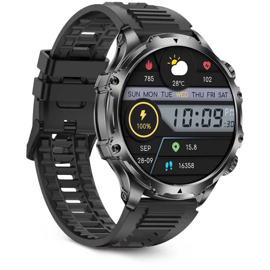 KSIX Venture Smartklokke, Black