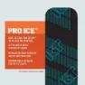 KT Tape Pro Ice 5.1x25.4cm 20 Units Forkuttet Kinesiologitape, Black, One Size