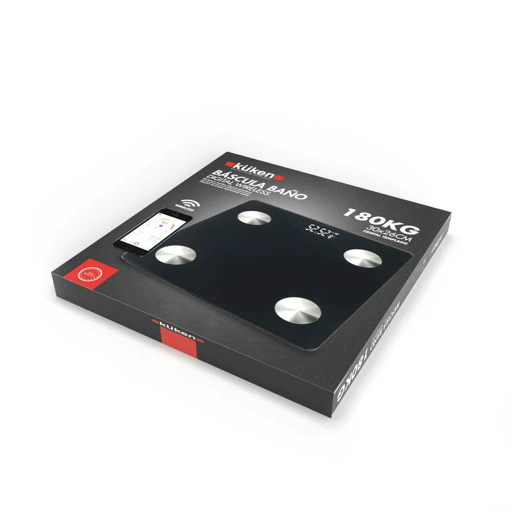 Kuken Bluetooth 200kg Vekt, Black, One Size