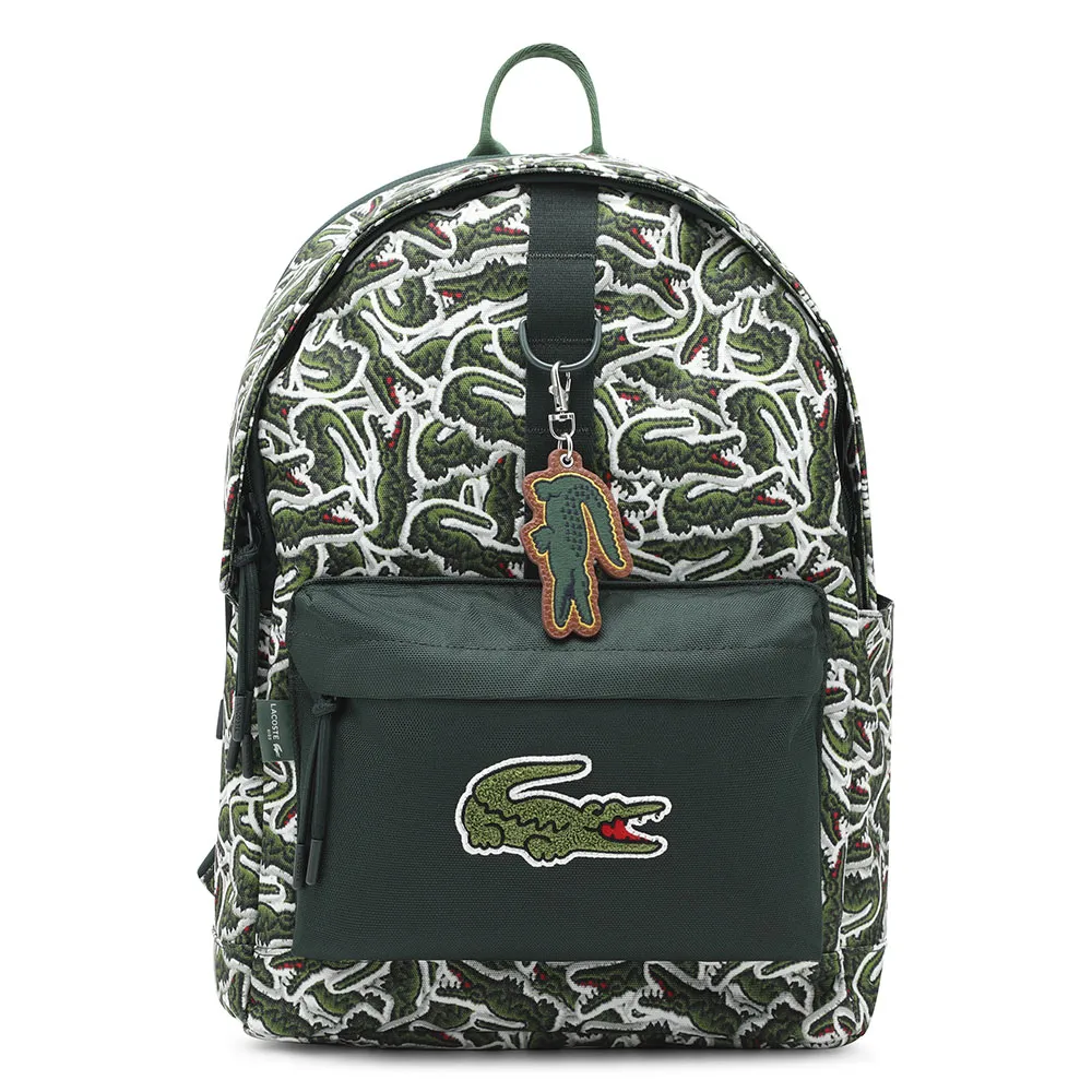 Lacoste Core Print Ryggsekk, Sinople Lacoste Core Print Ryggsekk, Sinople