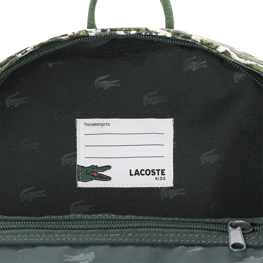 Lacoste Core Print Ryggsekk, Sinople Lacoste Core Print Ryggsekk, Sinople