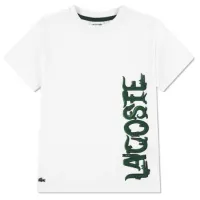 Lacoste Croc Letter Graphic Kortarmet T-skjorte Lacoste Croc Letter Graphic Kortarmet T-skjorte