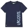 Lacoste Croc Letter Graphic Kortarmet T-skjorte
