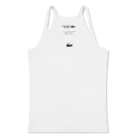 Lacoste Logo Rib Ermeløs T-skjorte
