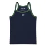 Lacoste Logo Rib Ermeløs T-skjorte