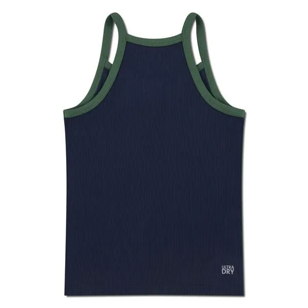 Lacoste Logo Rib Ermeløs T-skjorte