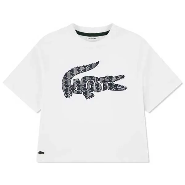 Lacoste Monogram Kortarmet T-skjorte
