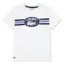 Lacoste Striped Logo Kortarmet T-skjorte
