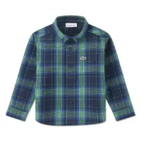 Lacoste Woven Skjorte Med Lange Ermer