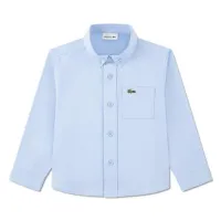 Lacoste Woven Skjorte Med Lange Ermer