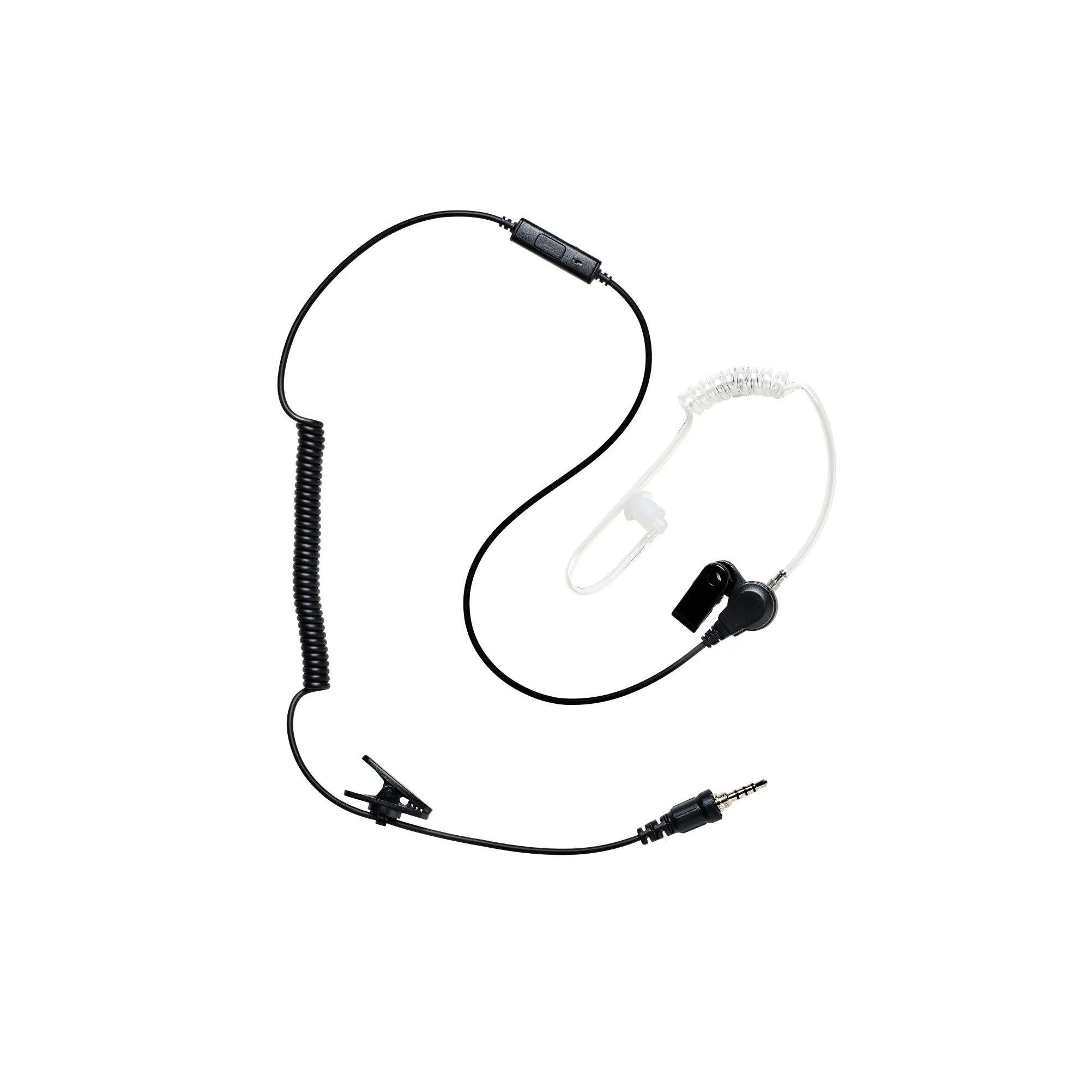 Lafayette Earphone Security 3,5 mm 4-pol, Black, One Size Lafayette Earphone Security 3,5 mm 4-pol, Black, One Size