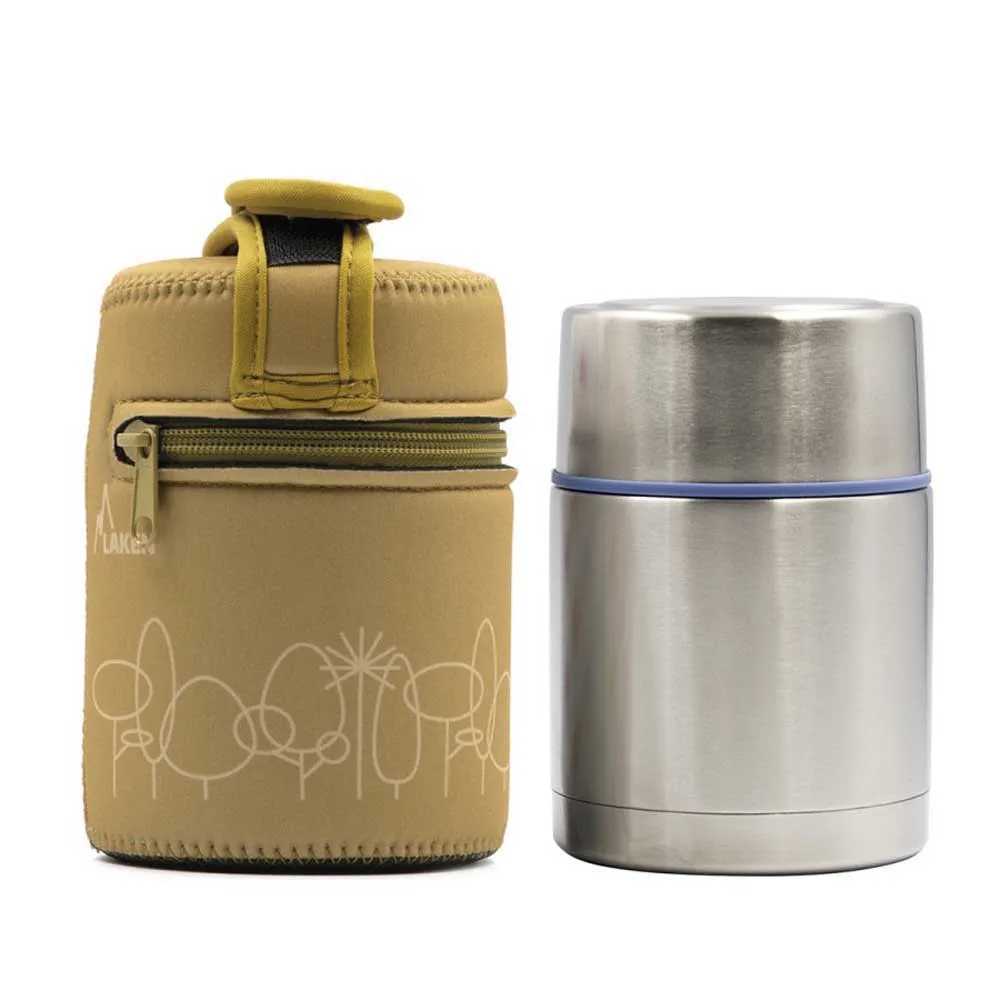 Laken Drinklife+cover Forest 500ml Termosflaske, Green, One Size