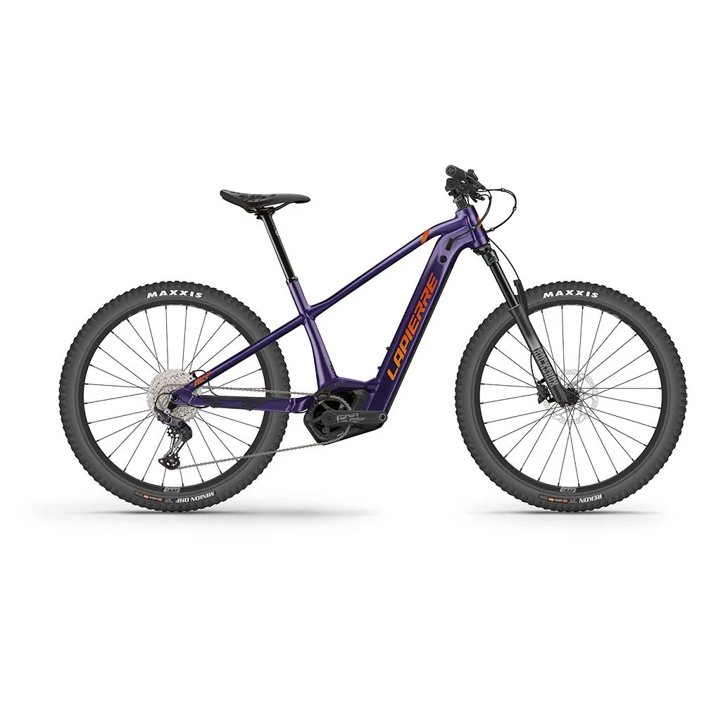 Lapierre Overvolt Ht 9.7 27.5´´ Deore 2022 Elektrisk Terrengsykkel, Purple / orange, M, 750Wh, Elsykkel Lapierre Overvolt Ht 9.7 27.5´´ Deore 2022 Elektrisk Terrengsykkel, Purple / orange, M, 750Wh, Elsykkel