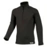 Lasting Soly 9099 Fleecejakke Med Halv Glidelås, Black, 140cm