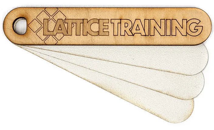 Lattice Training Hand File Wood, Wood, One Size