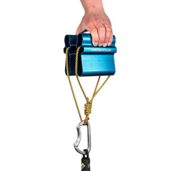 Lattice Training Quad Block Klatregrep, Blue steal, One Size