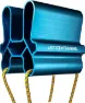 Lattice Training Training Quad Block, Blue, One Size