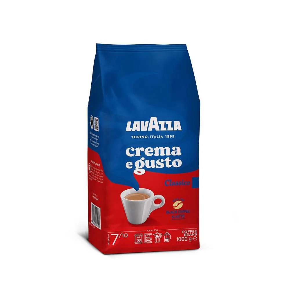 Lavazza Crema E Gusto Classico 1kg Kaffebønner, Brown, One Size Lavazza Crema E Gusto Classico 1kg Kaffebønner, Brown, One Size
