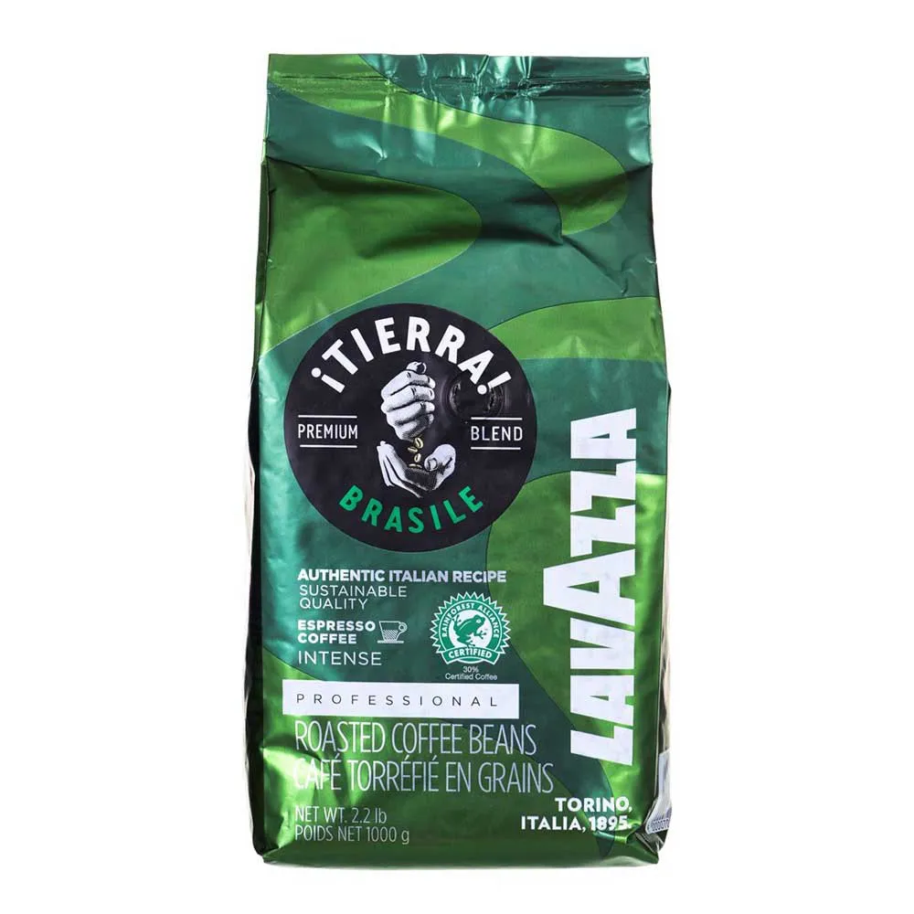 Lavazza Tierra Brasile Espresso Intense Kaffebønner 1kg, Brown, One Size