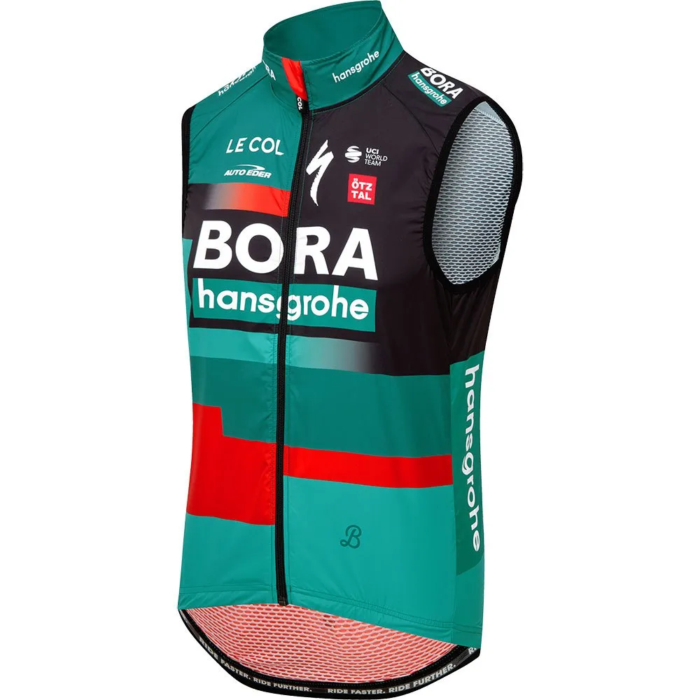 LE COL Bora-hansgrohe Sport Replica 2023 Vest, Black / green LE COL Bora-hansgrohe Sport Replica 2023 Vest, Black / green