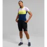 LE COL Sport Kort Ermet Trøye, Navy / peacock / lilac, XS