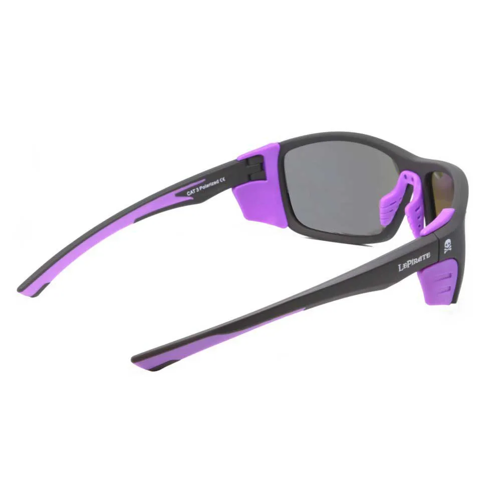Le Pirate Fitz Roy Polariserte Solbriller, Black / fuchsia, CAT 3
