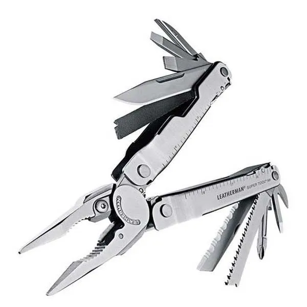 Leatherman Super Tool 300 Nylon Sheath Multiverktøy, Stainless steel, Nylon Sheath