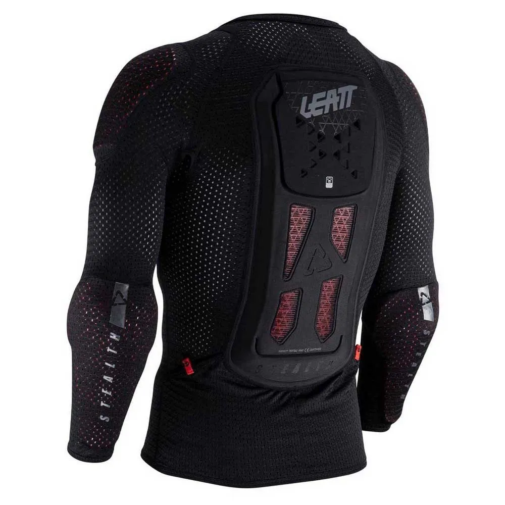 Leatt Reaflex Stealth Langarmet Beskyttelsesjersey, Black