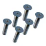 Leatt Titan Gravity Wattmålerskruer 6 Stykker, Titanium, One Size