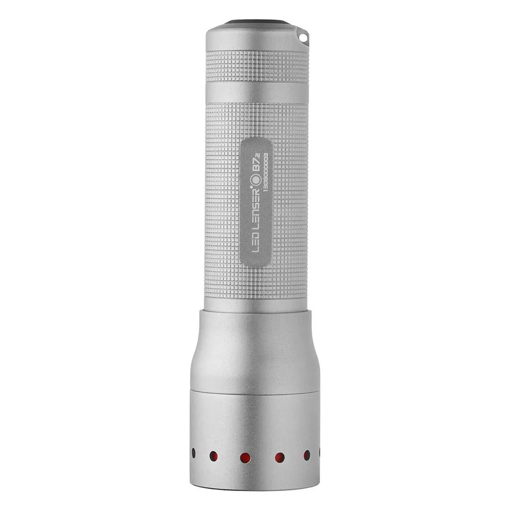 LEDLENSER B7.2 Frontlys, Silver / black, 320 Lysstyrker LEDLENSER B7.2 Frontlys, Silver / black, 320 Lysstyrker