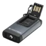 LEDLENSER K46r Memory 4 Gb Oppladbar Lommelykt Nøkkelring, Grey, 400 Lysstyrker