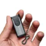 LEDLENSER K46r Memory 4 Gb Oppladbar Lommelykt Nøkkelring, Grey, 400 Lysstyrker