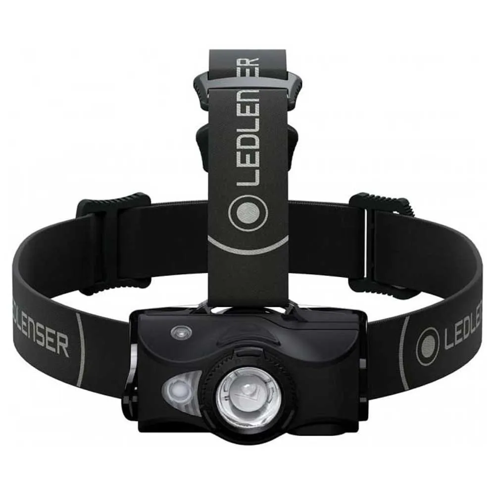 LEDLENSER Mh8 Hodelykt, Black, 600 Lysstyrker LEDLENSER Mh8 Hodelykt, Black, 600 Lysstyrker